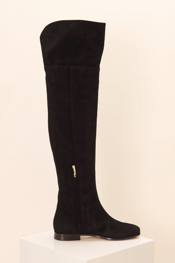 Jimmy Choo Mitty Suede Over-The-Knee Boots, Brand New