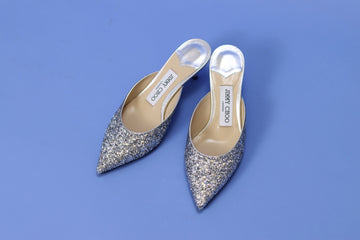 Jimmy Choo Women Dovey 50 Silver, Brand New