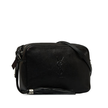 Yves Saint Laurent Lou Camera Bag Black Leather