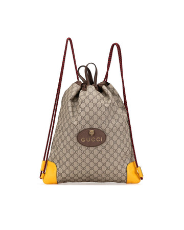 Supreme Animalier Coated Canvas Backpack with Leather Trim