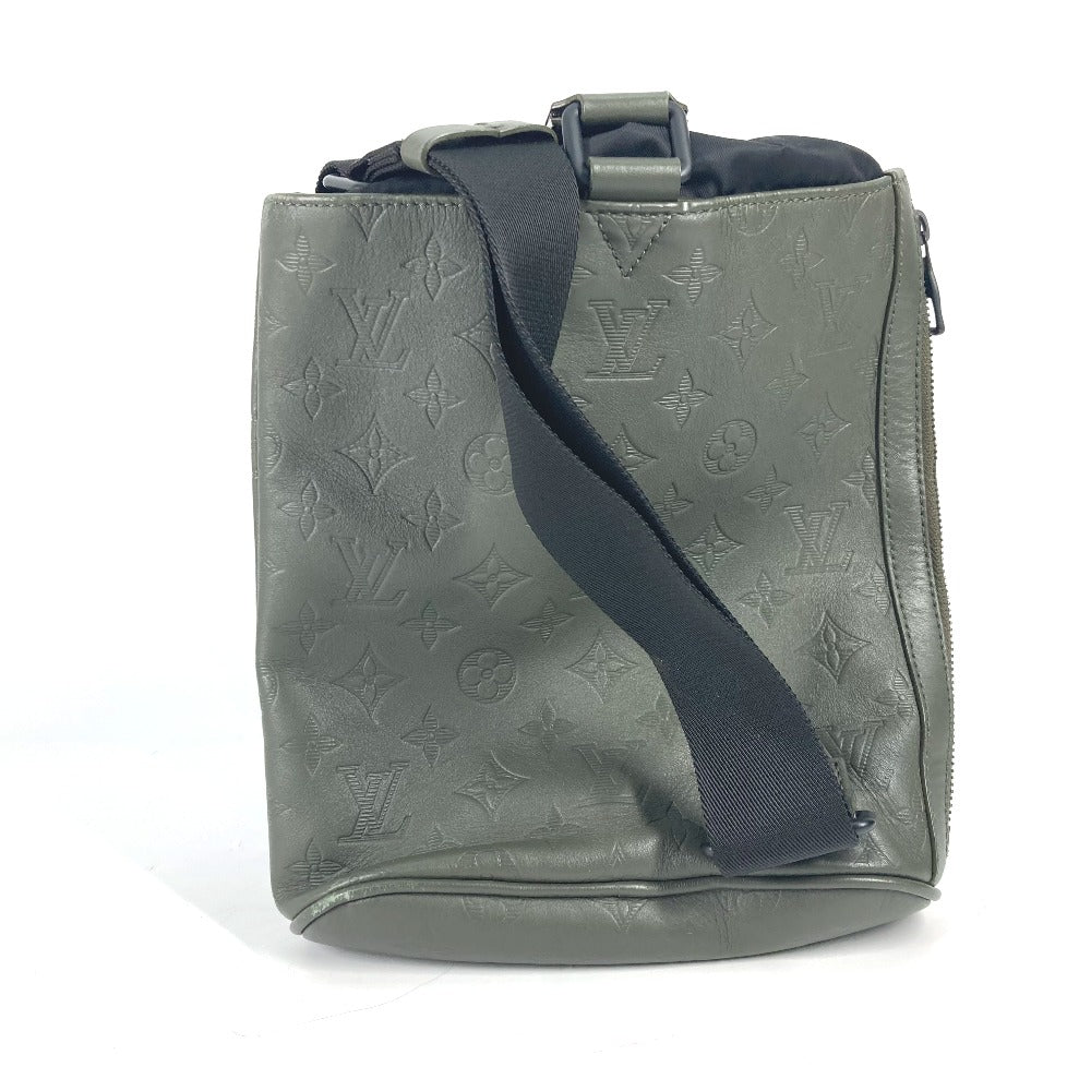 LOUIS VUITTON Shoulder Bag M44634 Monogram shadow leather khaki Monogram shadow Chalk sling bag mens Used