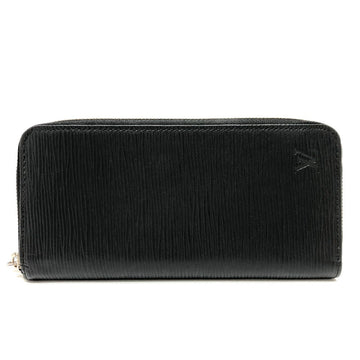 LOUIS VUITTON Long Wallet Purse M60965 Epi Leather black Epi Zippy Wallet Vertical mens Used