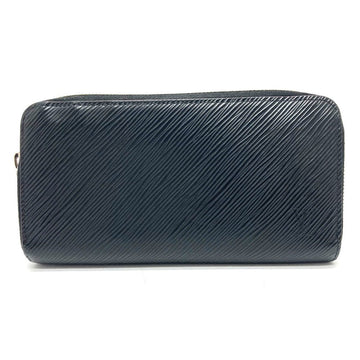 LOUIS VUITTON Long Wallet Purse M64838 Epi Leather black Epi Zippy wallet Women Used