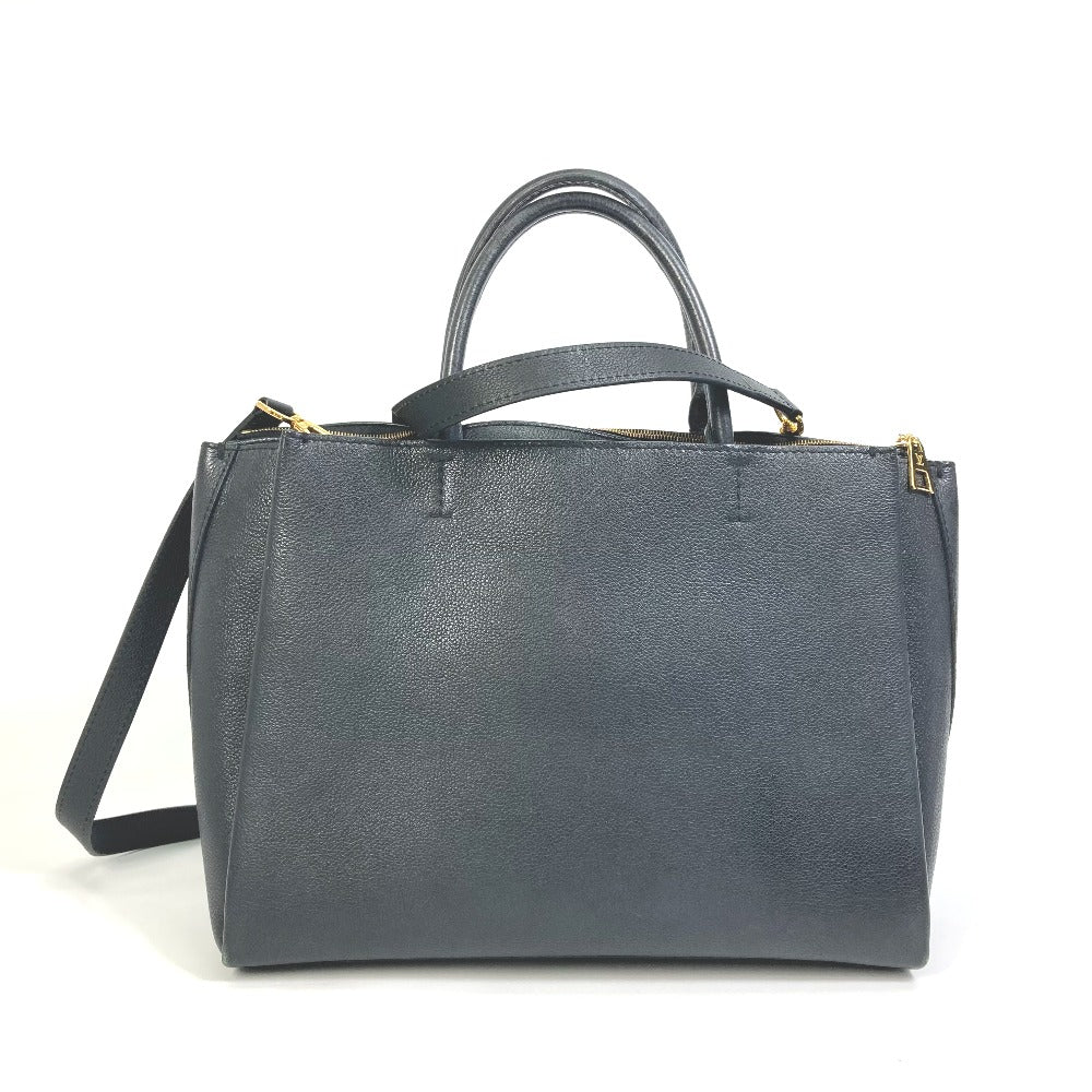 LOUIS VUITTON Tote Bag M54569 Calf leather black Rock meat Women Used