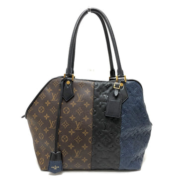 LOUIS VUITTON Tote Bag M40504 Monogram canvas Brown Monogram block stoat Women Used