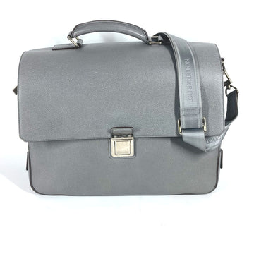 LOUIS VUITTON Shoulder Bag ‚l32638 Taiga Leather gray Taiga Vasiri GM mens Used