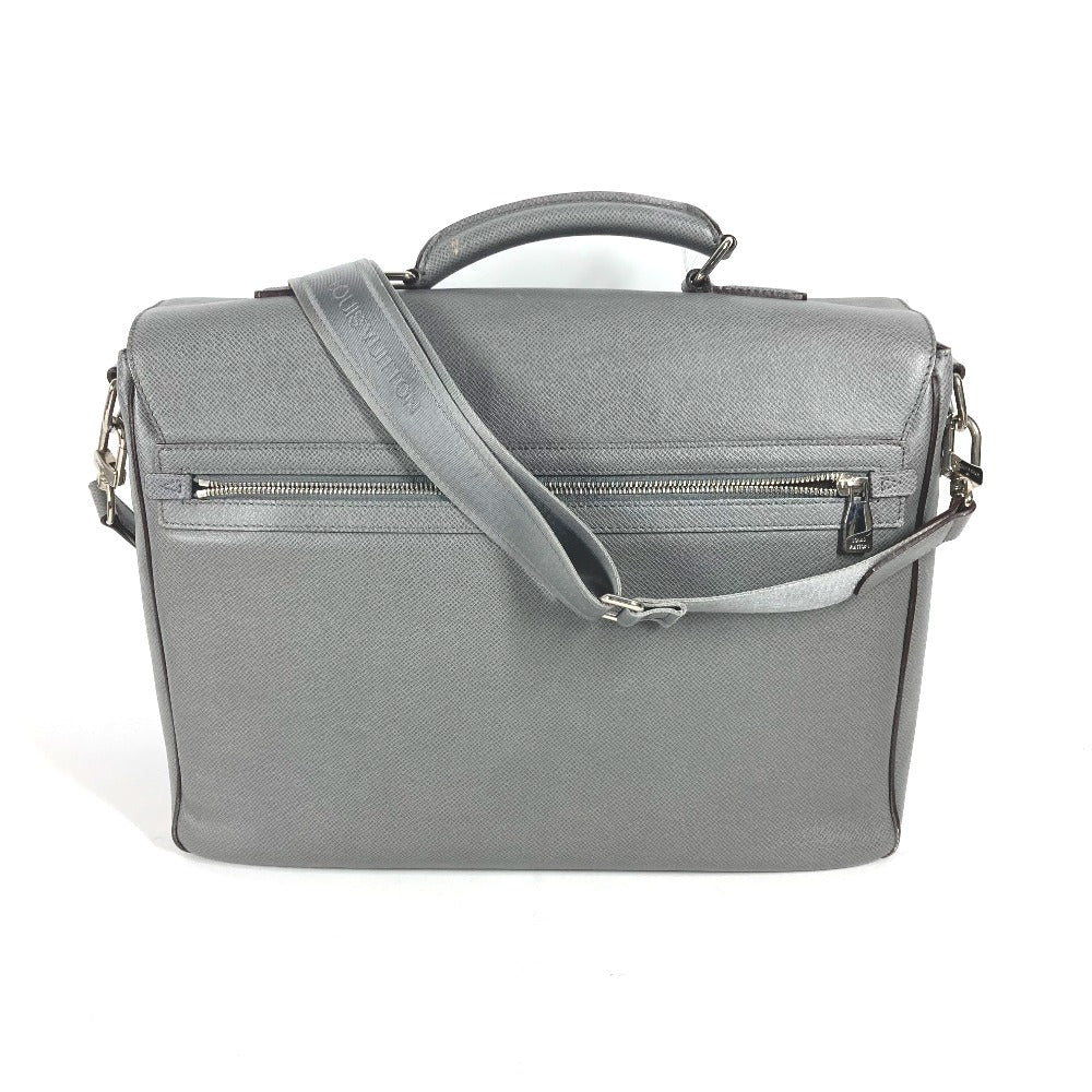 LOUIS VUITTON Shoulder Bag ‚l32638 Taiga Leather gray Taiga Vasiri GM mens Used