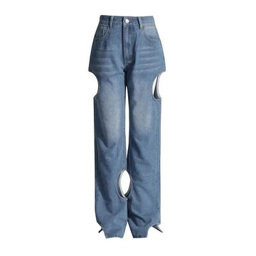 KoreStyle Hollow-Out Denim