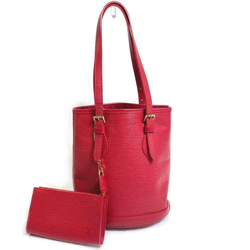 LOUIS VUITTON Shoulder Bag M5899E Epi Leather Red Epi Petit BucketPM Women Used