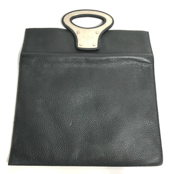LOUIS VUITTON Clutch bag M48811 Taurillon Clemence Leather black Bag portfolio mens Used