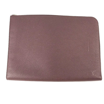 LOUIS VUITTON Clutch bag M53217 Taurillon Clemence Leather Brown Pochette Jules GM mens Used