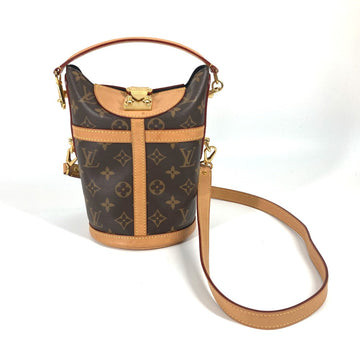 LOUIS VUITTON Shoulder Bag M43587 Monogram canvas Brown Monogram Duffel bag Women Used