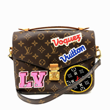 LOUIS VUITTON Handbag M43991 Monogram canvas Brown Pochette Metis MM Women Used