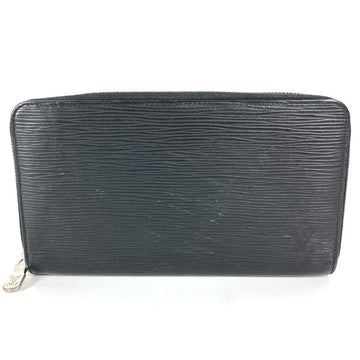 LOUIS VUITTON Long Wallet Purse M62643  Epi Leather black Epi Zippy Organizer NM mens Used
