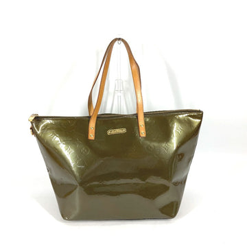 LOUIS VUITTON Shoulder Bag M93674 Monogram Vernis Canvas khaki Monogram Vernis Bellevue GM Women Used