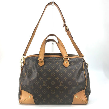 LOUIS VUITTON Shoulder Bag M40325 Monogram canvas Brown Monogram Retiro PM Women Used