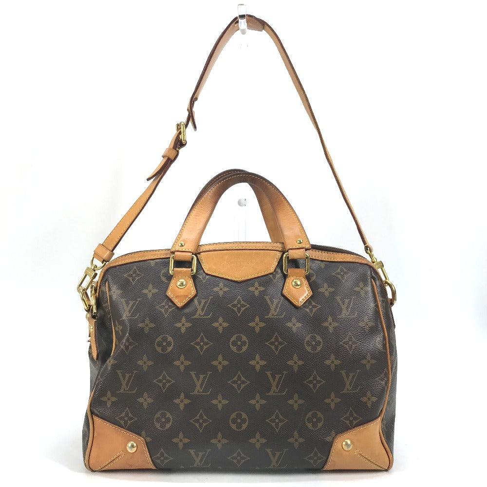 LOUIS VUITTON Shoulder Bag M40325 Monogram canvas Brown Monogram Retiro PM Women Used