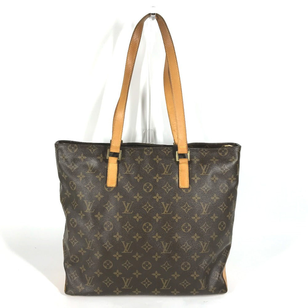 LOUIS VUITTON Shoulder Bag M51151 Monogram canvas Brown Monogram Cabas Mezzo Women Used