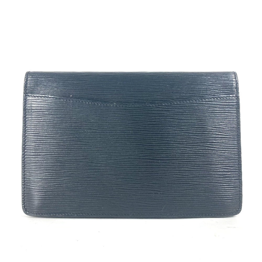 LOUIS VUITTON Clutch bag M52662 Epi Leather black Epi Montaigne 23 Women Used