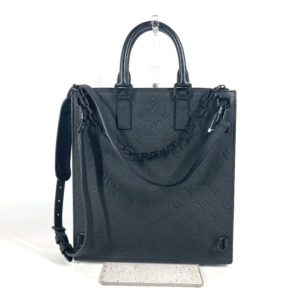 LOUIS VUITTON Shoulder Bag M55924  Taurillon Clemence Leather black Monogram Taurillon Clemence Sac Plat