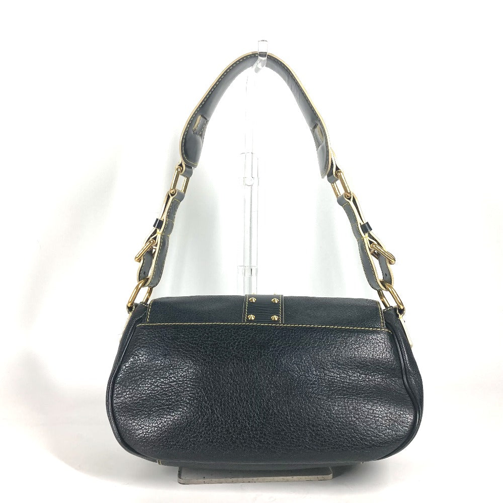 LOUIS VUITTON Shoulder Bag M91784  Suhari leather black Suhari Confidan