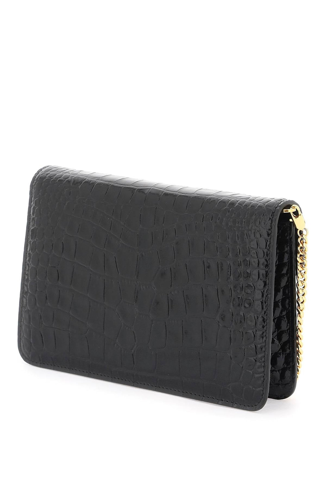 Tom Ford Whitney Crocodile Print Shoulder Bag. Women