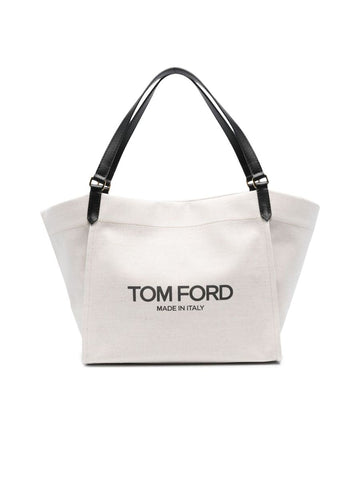 Large Panelled Canvas Shopper
