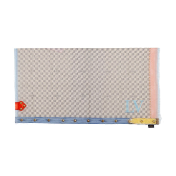 Louis Vuitton Damier Azur Summer Trunk Scarf - '10s