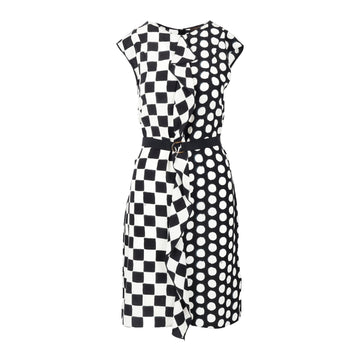 Louis Vuitton Checker and Polka Dots Dress - '10s