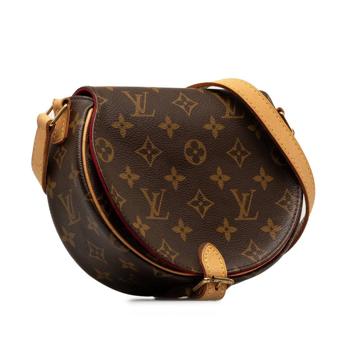 Brown Louis Vuitton Monogram Sac Tambourine Crossbody Bag
