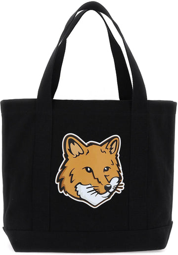 Fox Head Canvas Tote Bag