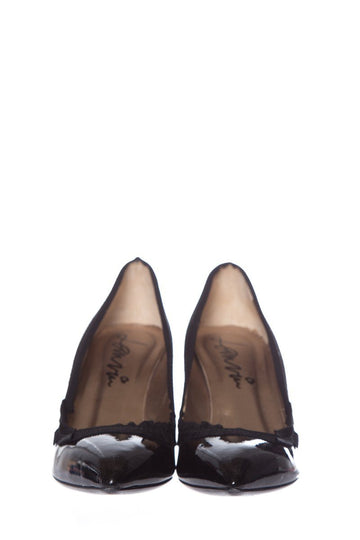 Lanvin Black Patent Pumps SZ 38