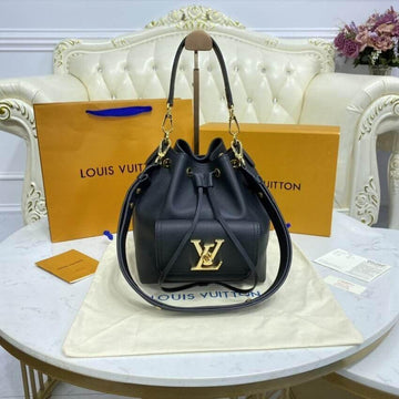 Makersluxe Lockme Bucket Bag Black - LUV 537