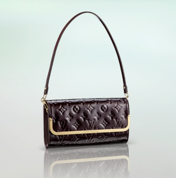 Louis Vuitton Amarante Monogram Vernis Rossmore MM Clutch