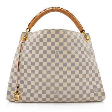 LV Damier Azur Artsy MM Shoulder Bag