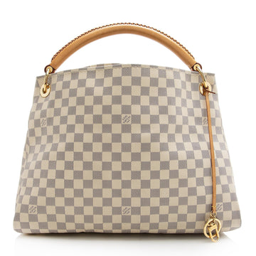 LV Damier Azur Artsy MM Shoulder Bag