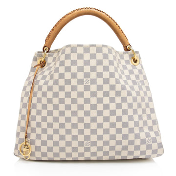 LV Damier Azur Artsy MM Shoulder Bag