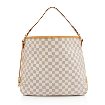 LV Damier Azur Delightful MM Shoulder Bag