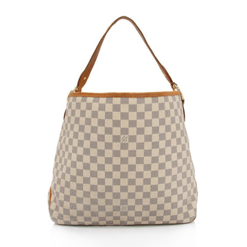 LV Damier Azur Delightful MM Shoulder Bag
