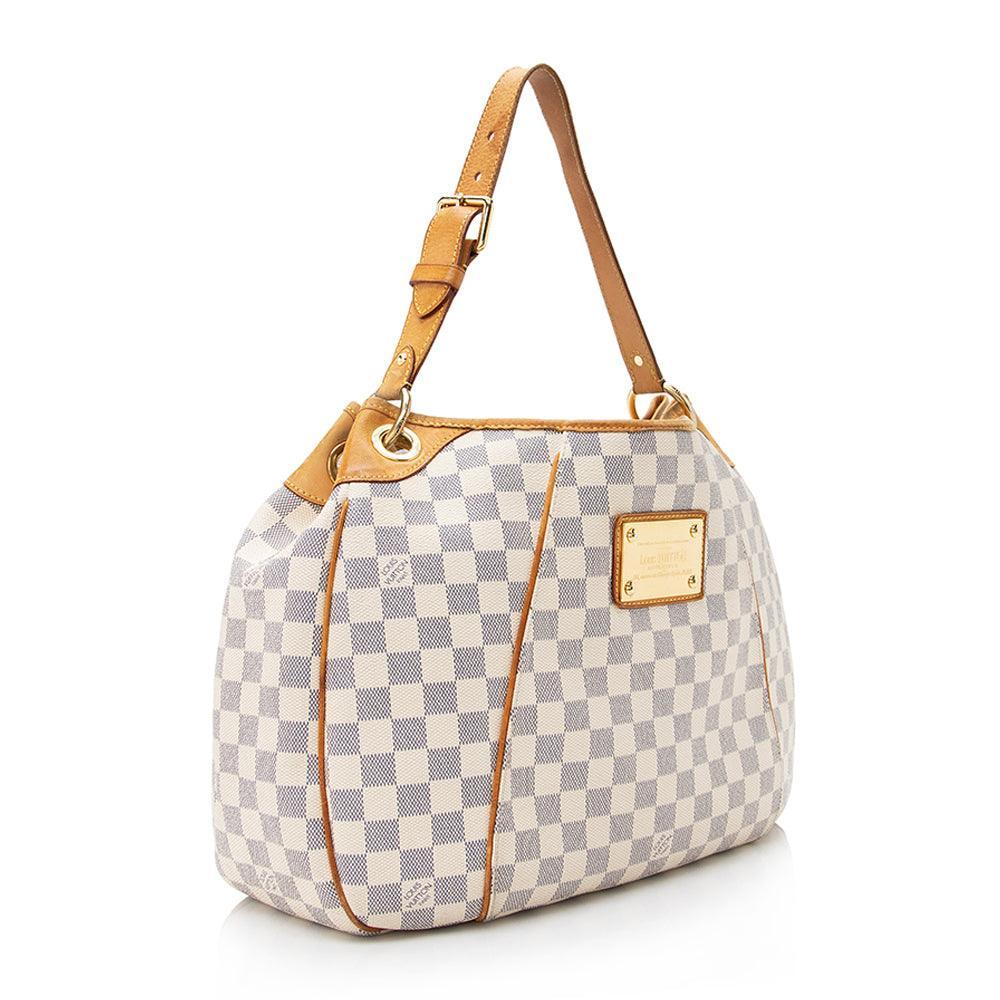 LV Damier Azur Galliera PM Shoulder Bag