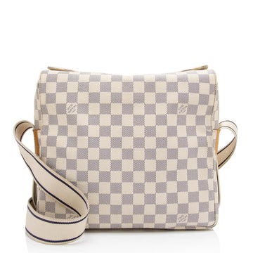 LV Damier Azur Naviglio Messenger Bag