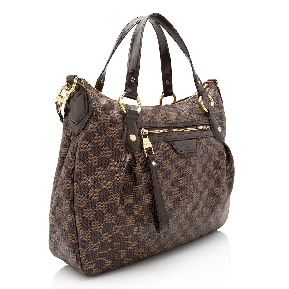 LV Damier Ebene Evora MM Shoulder Bag