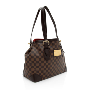 Louis Vuitton Damier Ebene Hampstead MM Tote (SHF-tcbGam)