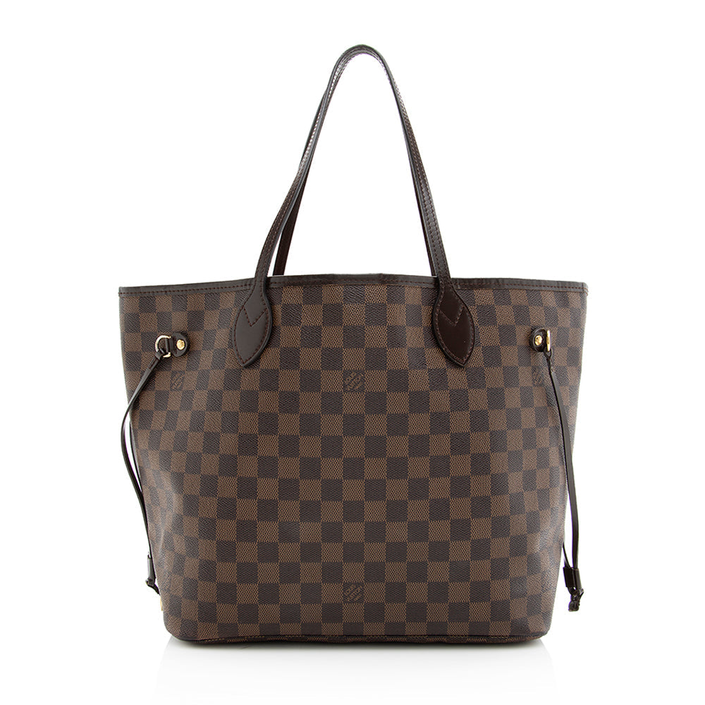 Louis Vuitton Damier Ebene Neverfull MM Tote - FINAL SALE (SHF-19635)