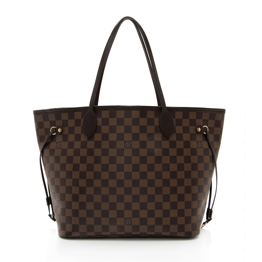 Louis Vuitton Damier Ebene Neverfull MM Tote (SHF-BrNtNW)