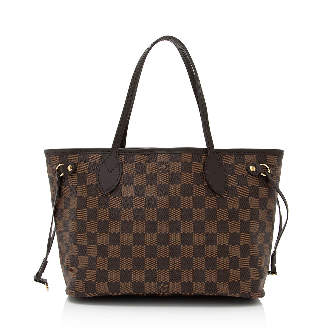 Louis Vuitton Damier Ebene Neverfull PM Tote (SHF-ZUwsqw)