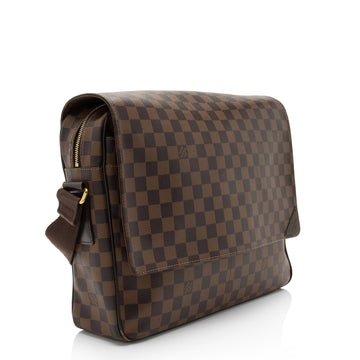 Louis Vuitton Damier Ebene Shelton MM Messenger Bag (SHF-ceHbG0)