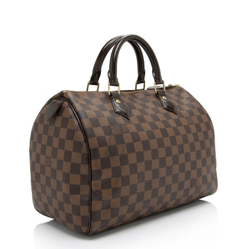 Louis Vuitton Damier Ebene Speedy 30 Satchel (SHF-iP09MB)