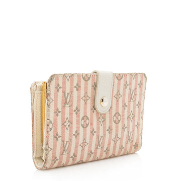 Louis Vuitton Mini Lin Croisette Port Feuille Vienoise French Purse Wallet (SHF-15312)