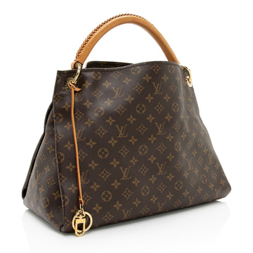 Louis Vuitton Monogram Canvas Artsy MM Shoulder Bag (SHF-RXUc2v)